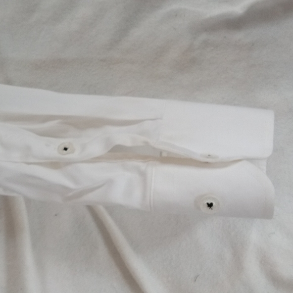 Salvatore Galliano White Button Down Dress Shirt Slim M neck16" - Picture 6 of 10